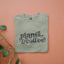 Plants & Coffee | Graphic Tee | Gifts for Plant Lovers: Medium / Military green