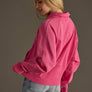 Bright Pink Quarter Zip Sweatshirt