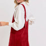 CASUAL OVERALL CORDUROY DRESS