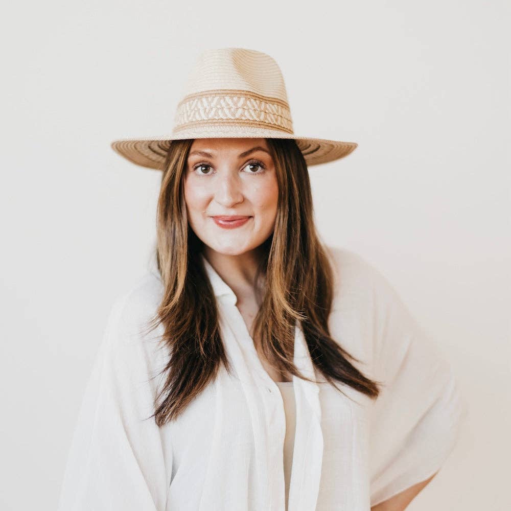 The Sierra Sunset Hat Sunset Sierra Straw Hat – Two Sisters Boutique main image 3