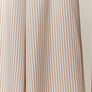Striped Wide-Leg Pants with Lace Hem