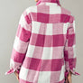 BELLA TEDDY PLAID SHACKET