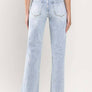 90'S VINTAGE SUPER HIGH RISE FLARE JEANS V3217: TENDER / 32