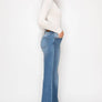 ECO FRIENDLY TUMMY CONTROL HIGH RISE RELAXED FLARE JEANS