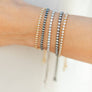 Pulley Tennis Bracelet: GOLD