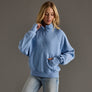 Lt. Blue Quarter Zip Sweatshirt