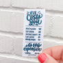 It's Too Expensive Mental Health Receipt Sticker