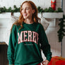 Merry Sweatshirt In Bottle Green