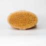 Vegan exfoliating dry body brush - dry brushing skin: Boar hair / branded