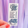 It's Too Expensive Mental Health Receipt Sticker
