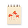 Mushroom Mini Jotter Notebook: French Vanilla Cover | Canyon Ink