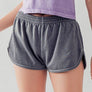 ALYSSA CASUAL COMFORT DOLPHIN SHORTS: TIMELESS TAUPE