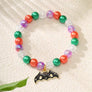 Halloween Handmade Beaded Pumpkin ghost Bracelet for kids