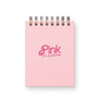 Pink Lifestyle Mini Jotter Notebook: Hibiscus Cover | Iridescent Foil
