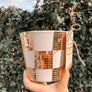 Checkered Disco Planter | 5 Inch Trendy Planters | Retro