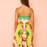 Maxi dress&graffiti print