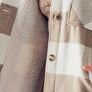 BELLA TEDDY PLAID SHACKET
