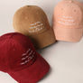 Mom Mama Mother Embroidered Corduroy Baseball Cap