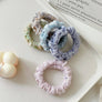 Knit Multicolor Crochet Seamless Hair Tie