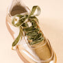 Step It Up Shoelaces-Velvet Green