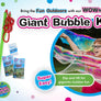 WOWmazing Giant Bubble Kit: Big Bubble Wands & Concentrate!