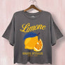 LIMONE crop t-shirt