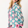 Christmas Santa Pajamas with Velvet Bow