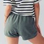 ALYSSA CASUAL COMFORT DOLPHIN SHORTS: TIMELESS TAUPE
