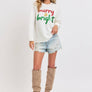 MERRY AND BRIGHT - HOLIDAY/CHRISTMAS SWEATER