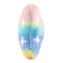 Pink Ombre Chewy Vuiton Bone Squeaker Dog Toy: Large