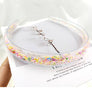 Girls cute Transparent Quicksand Sequin Teeth Hairband Hoops