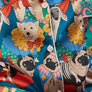 Dessert and Dog Print Pajamas