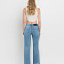 Vervet Kendyl Dad Jeans HIGH RISE DISTRESSED SLIM WIDE JEANS