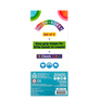 Color Burst Easy Grip Crayons (Set of 3 / 18 Classic Colors