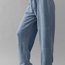 EXPOSED SEAM MINERAL WASH JOGGERS: TAN