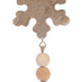 Snowflake Ornament w/ Beaded Tassel