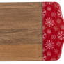 Red and White Snowflake Cutting Board