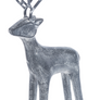 Large Cast Deer (Black)