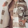 BELLA TEDDY PLAID SHACKET