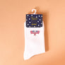 Embroidered Crew Socks–American Flags