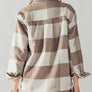 BELLA TEDDY PLAID SHACKET