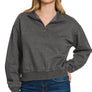 `.0806 Washed Fleece Half Zip Pullover SI-24930