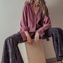 PREMIUM SOFT FRAYED HEM GAUZE WASHED SHIRT