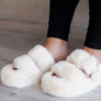 SLP2222 Fran Fluffy Slippers w/ Buckle