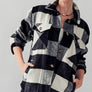 BELLA TEDDY PLAID SHACKET