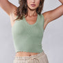 LUSH RIB KNIT TANK TOP