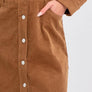 CORDUROY CASUAL TIMELESS MINI DRESS