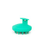 Round handheld silicone scalp massager: Pale peach