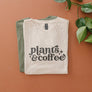 Plants & Coffee | Graphic Tee | Gifts for Plant Lovers: X-large / Military green