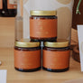 4oz Amber Crystal Candle - Yellow Jasper - Happiness